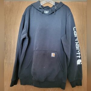Carhartt Men's Loose-Fit Heavyweight Hoodie with Logo Sleeve, Xl